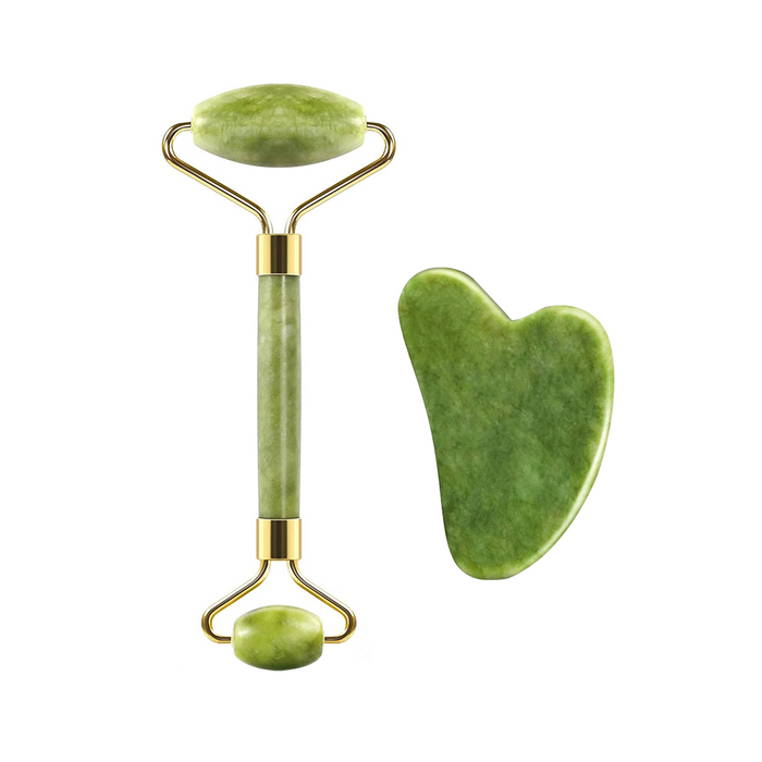 Jade Beauty Facial Roller Set