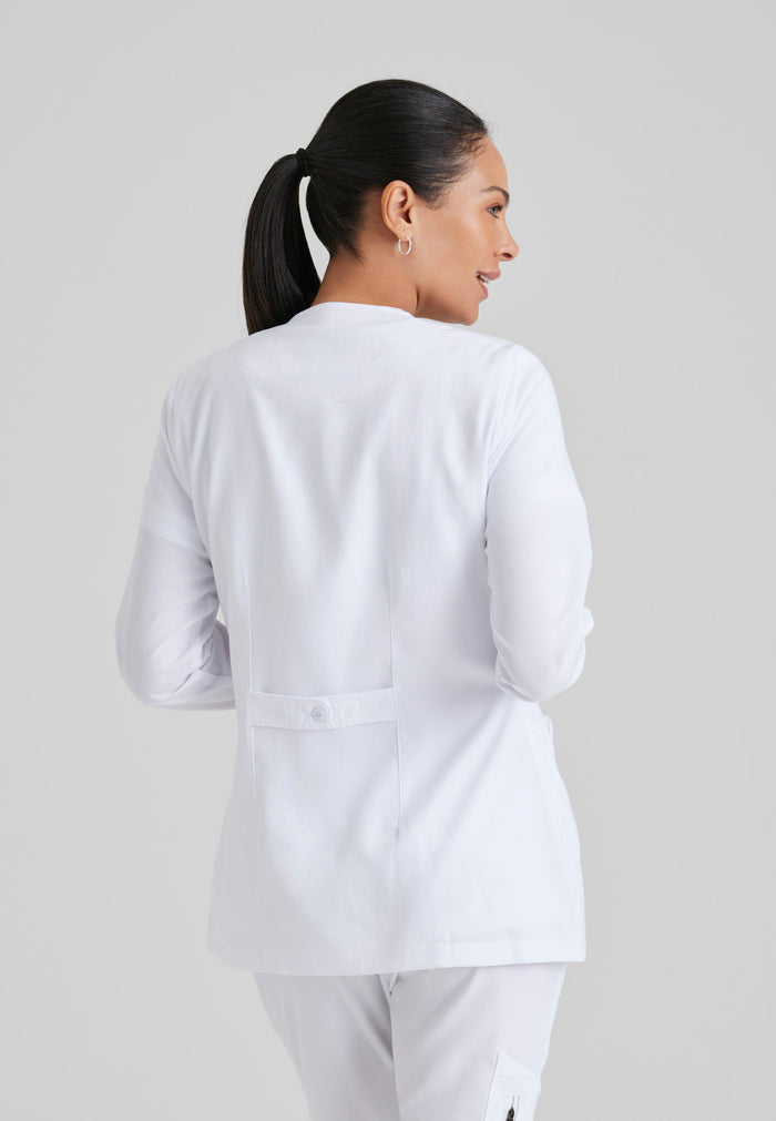 Jamie Warm-Up - White - Grey's Anatomy Scrubs