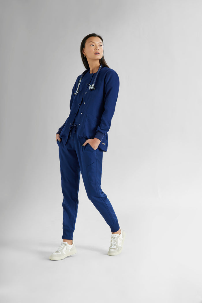 Jamie Warm-Up - White - Grey's Anatomy Scrubs