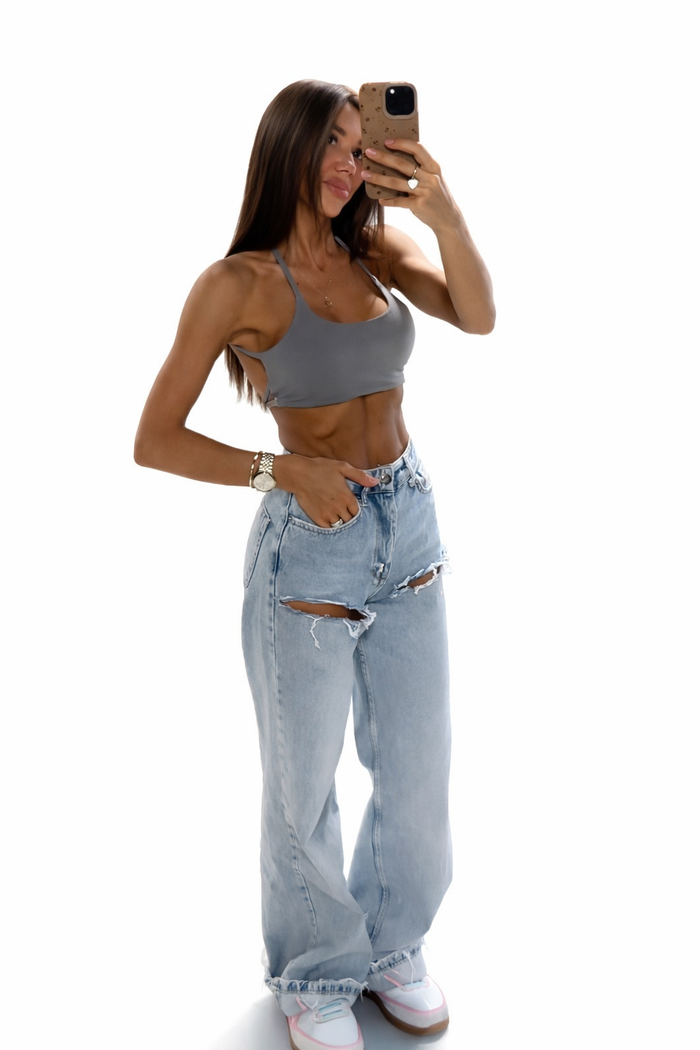 Jeans Levi’s Denim Strap GLM COUTURE💗