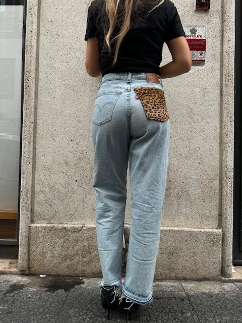 Jeans Levi’s Leopard GLM COUTURE💗