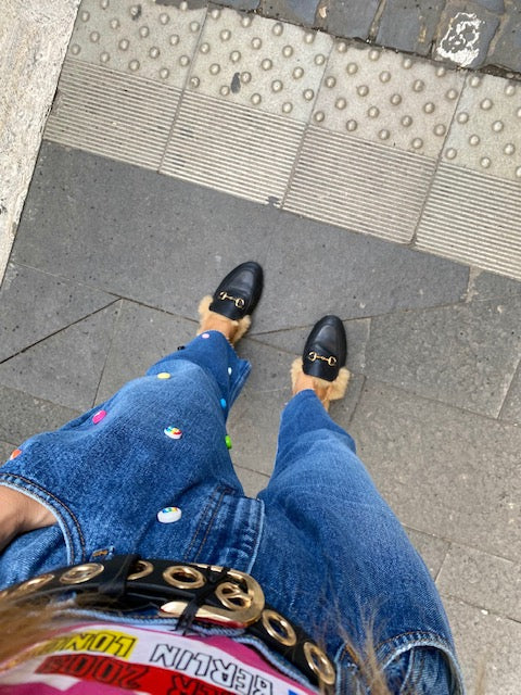 Jeans Levi’s M&M GLM COUTURE💗