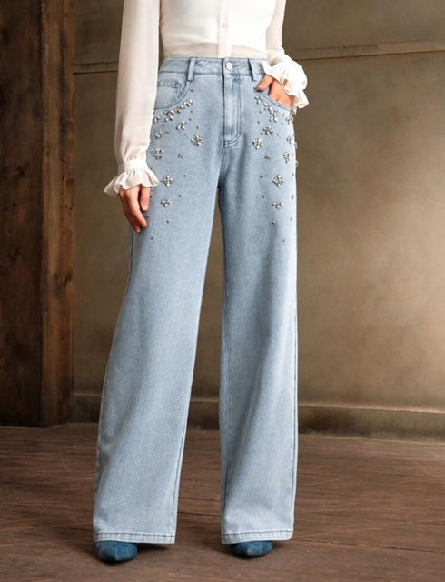 Jeans Palazzo Luxury 2 - Glm Couture