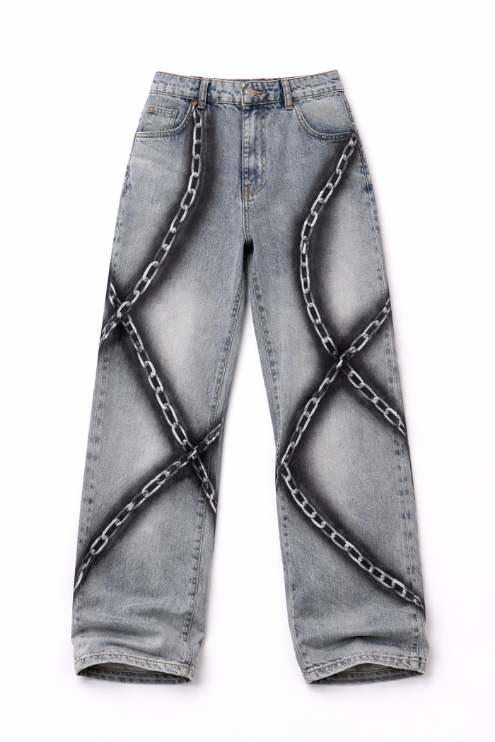 Jeans Rock Chain GLM COUTURE💗