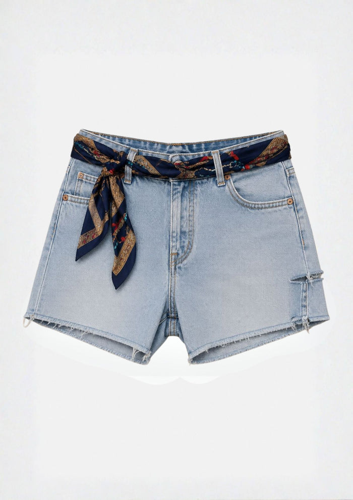 Jeans Shorts Levi’s Cinta Foulard Blu