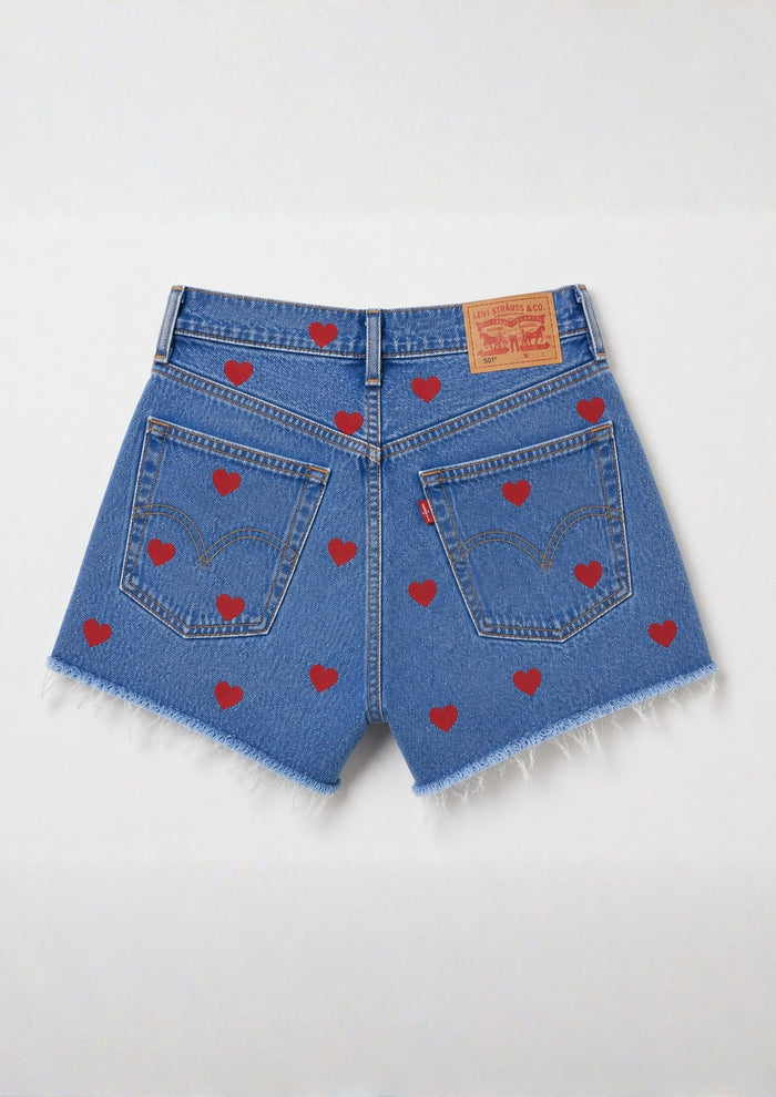 Jeans Shorts Levi’s Cuoricini