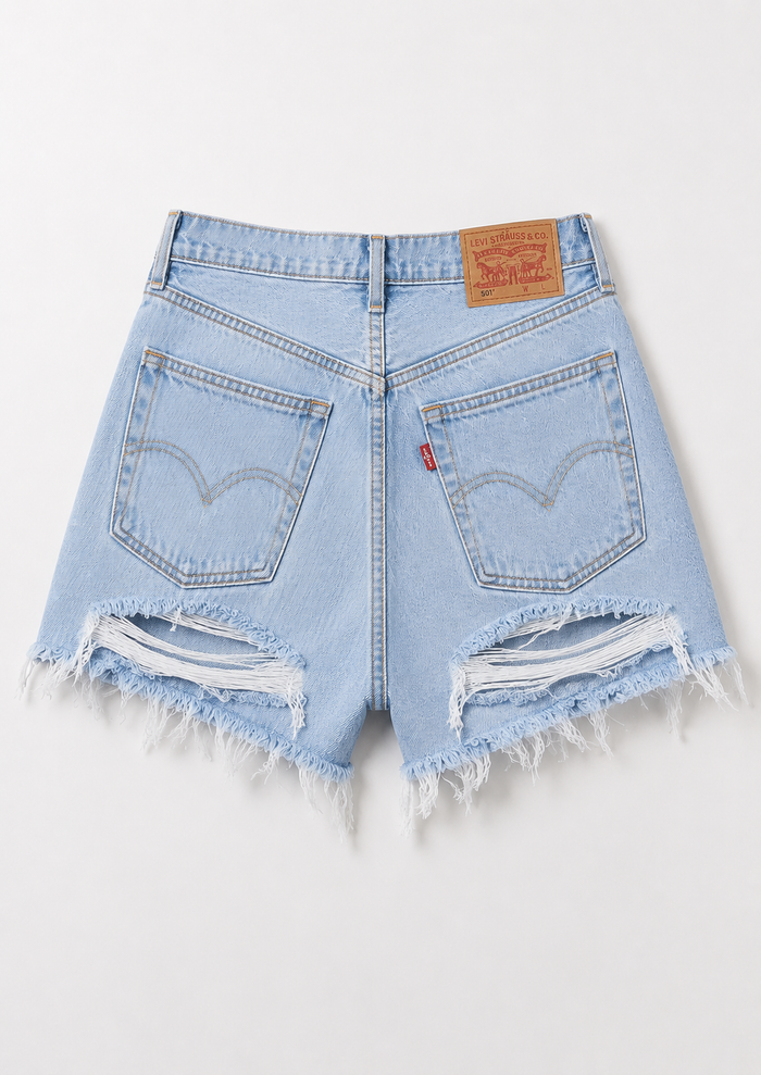 Jeans Shorts Levi’s Strappo GLM COUTURE💗