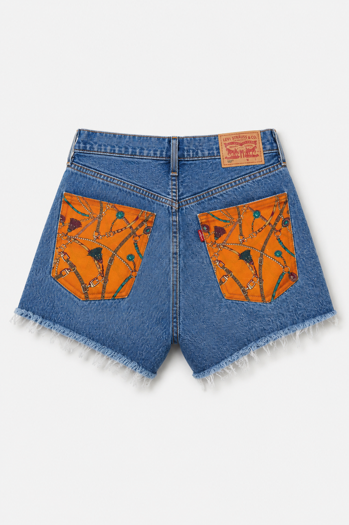 Jeans Shorts Levi’s Tasca Foulard Orange
