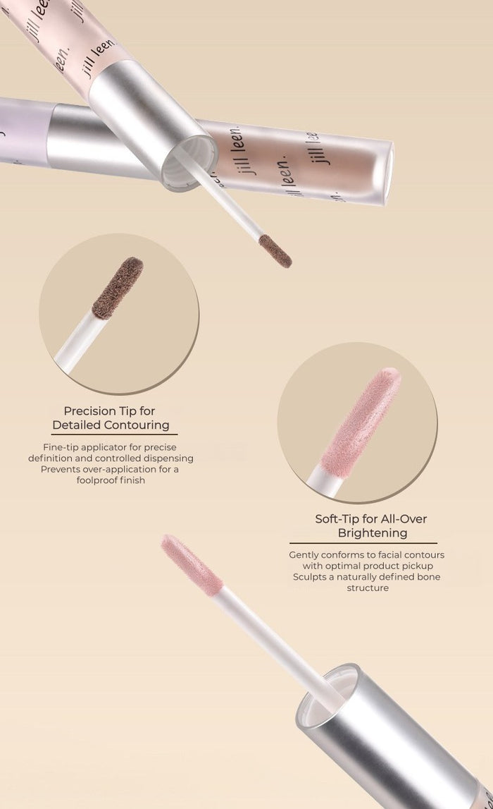 JILL LEEN Double-head Highlighter & Contour Liquid Makeup Stick T5623