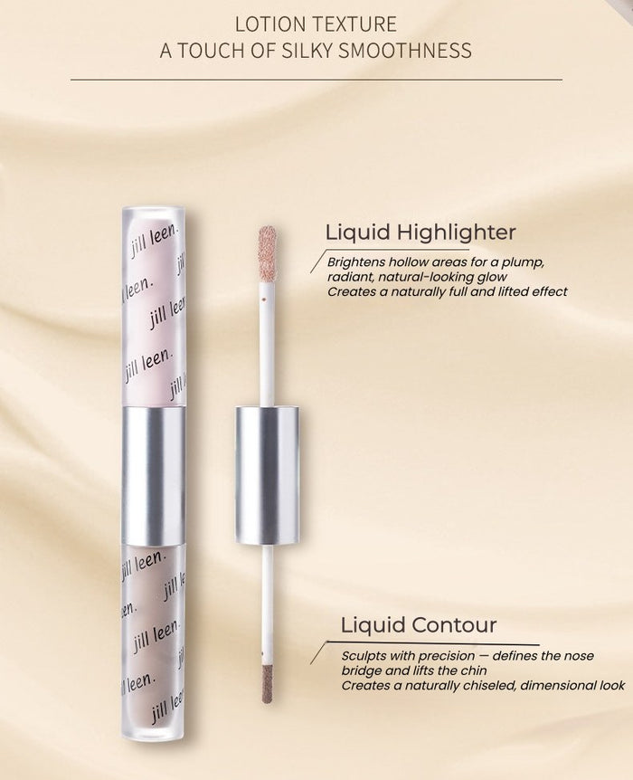 JILL LEEN Double-head Highlighter & Contour Liquid Makeup Stick T5623