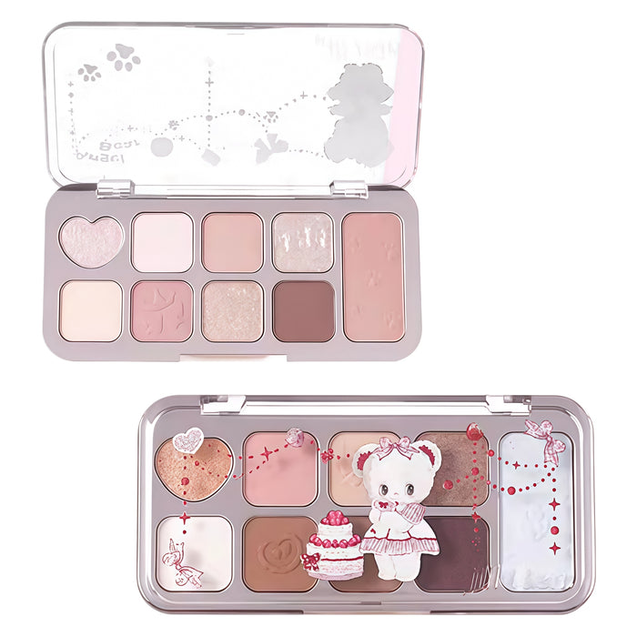 JILL LEEN Little Bear 9-color Eyeshadow Makeup Palette T5616