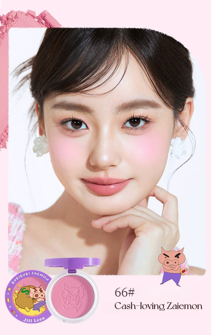 JILL LEEN X Crayon Shin-chan Matte Single-color Blusher Palette T5630