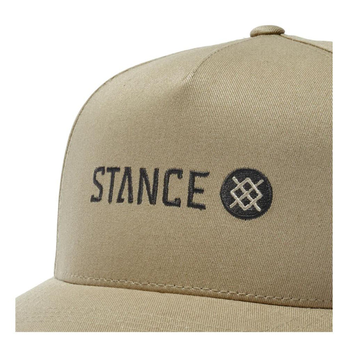 Jockey Icon Snapback Hat Taupe