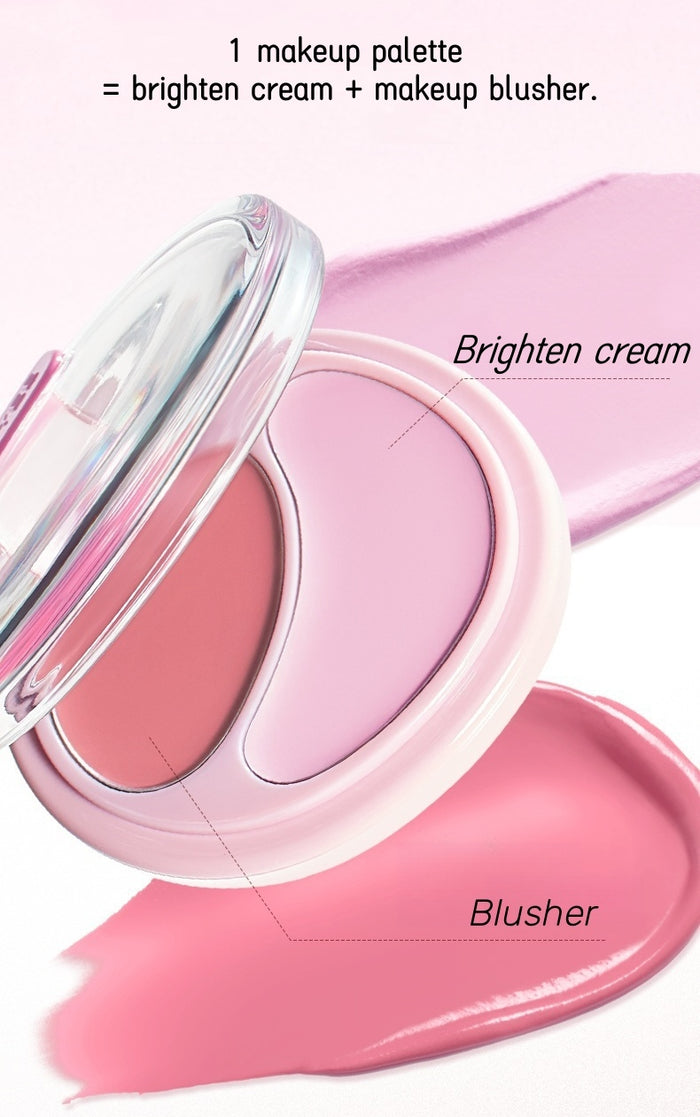 JOOCYEE Dual Color Makeup Blusher Cream T4557