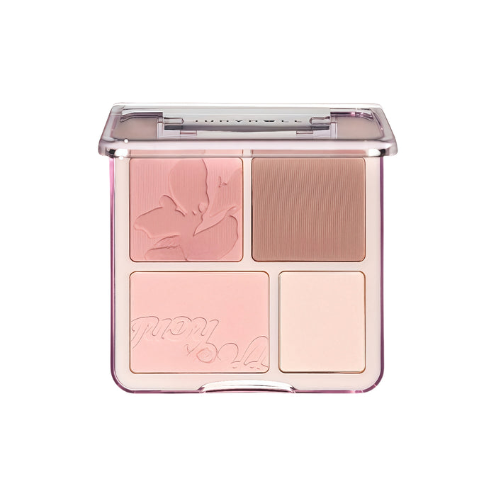 JUDYDOLL Bluhsher & Highlighter Makeup Palette T4491