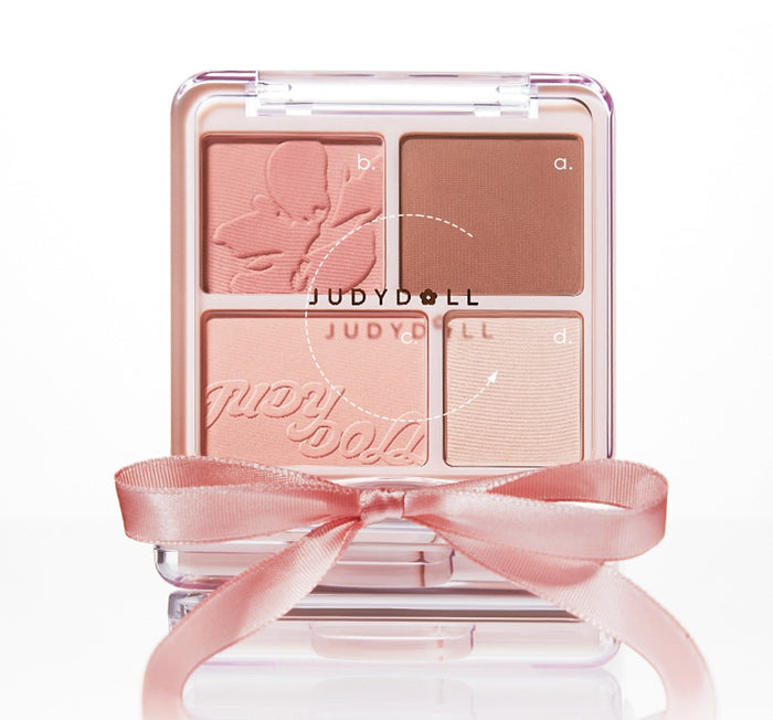 JUDYDOLL Bluhsher & Highlighter Makeup Palette T4491