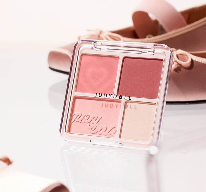 JUDYDOLL Bluhsher & Highlighter Makeup Palette T4491