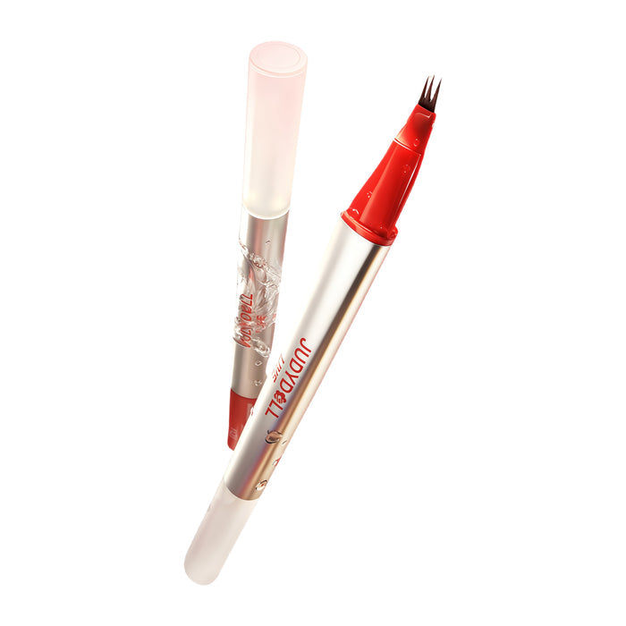 JUDYDOLL Long-wear Airy Double-head Three-fork Eyebrow Pen T4570