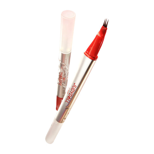 JUDYDOLL Long-wear Airy Double-head Three-fork Eyebrow Pen T4570