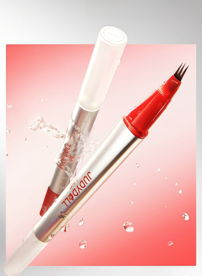 JUDYDOLL Long-wear Airy Double-head Three-fork Eyebrow Pen T4570