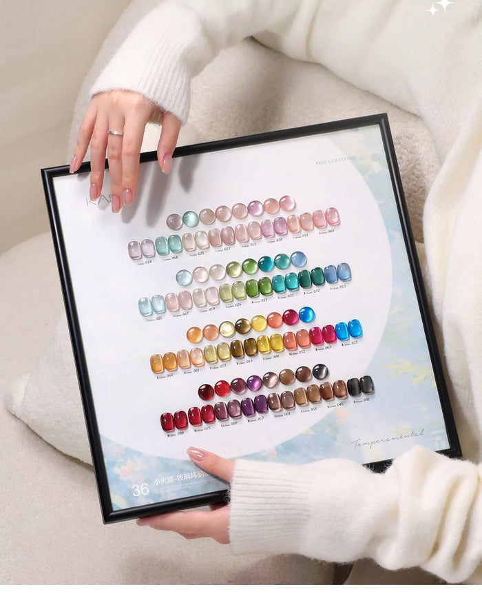KaSi 7g Glass Beads Cat Eye Gel Polish T4617