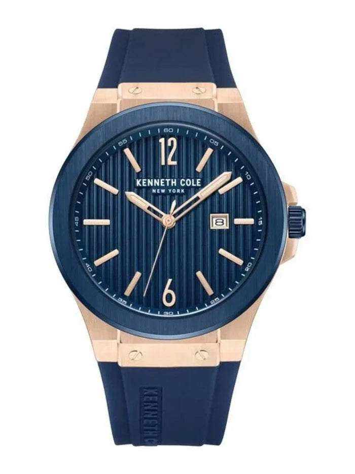 Kenneth Cole Quartz Analog With Blue Dial Watch - KCWGN0034403MN