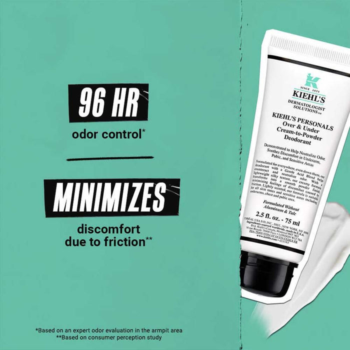 Kiehl's Over & Under Cream-To-Powder Deodorant