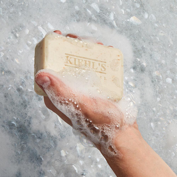 Kiehl's Ultimate Man Exfoliating Body Scrub Soap with Sloughing Bran and Oatmeal