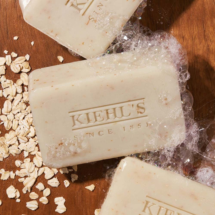 Kiehl's Ultimate Man Exfoliating Body Scrub Soap with Sloughing Bran and Oatmeal