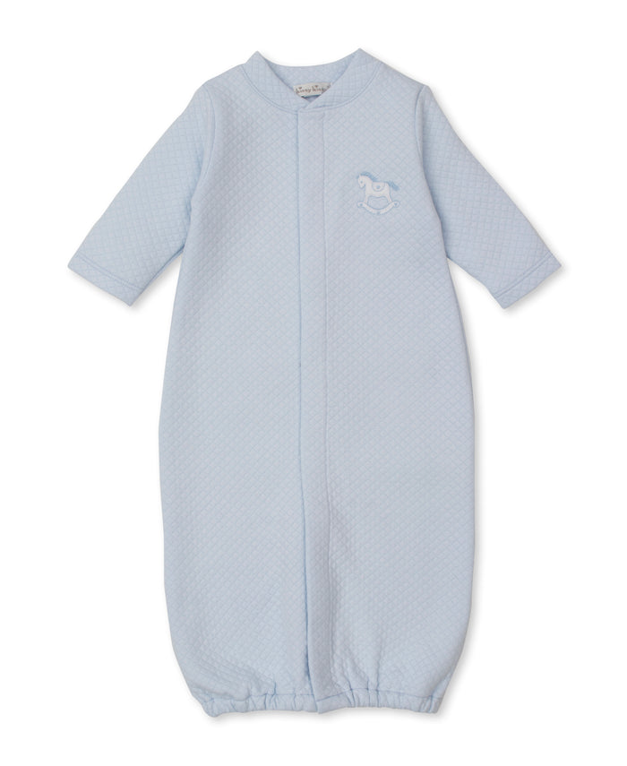 Kissy Diamond Quilted Converter Gown w/ Rocking Horse