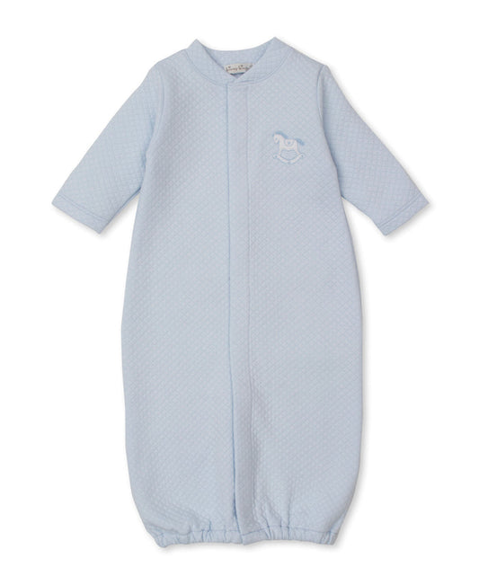 Kissy Diamond Quilted Converter Gown w/ Rocking Horse