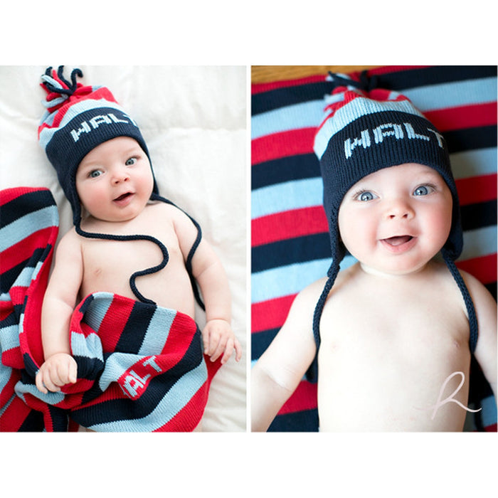 Knit Earflap Hats- 100% cotton (click to see more)