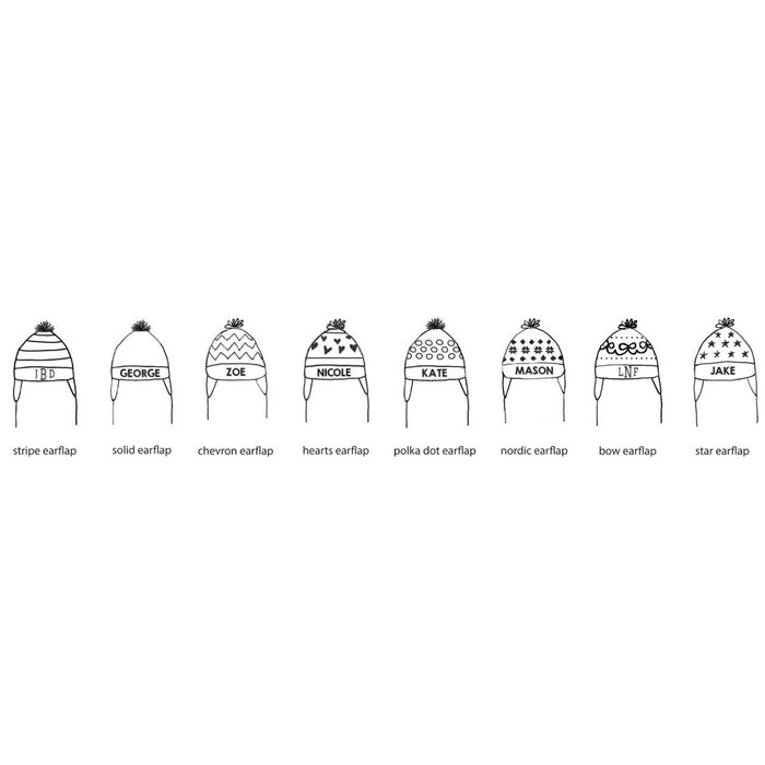 Knit Earflap Hats- 100% cotton (click to see more)