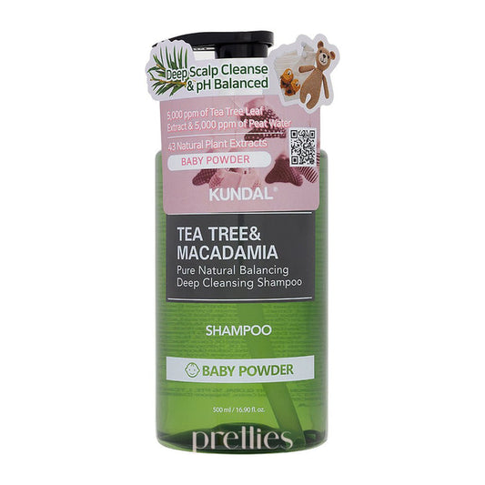 KUNDAL Tea Tree Shampoo 500ml - Baby Powder - Pretties.com.hk