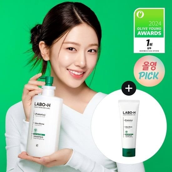LABO-H Scalp Strengthening Shampoo Hair Loss Care 750ml+100ml Set