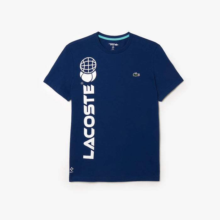 Lacoste Tennis x Daniil Medvedev Regular Fit T-shirt Navy Blue