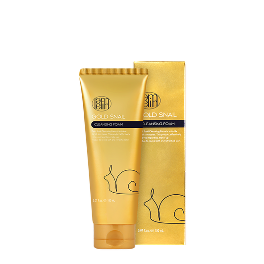 LAMELIN Gold Snail Cleanser Foam غسول بهلام الحلزون من لاملين