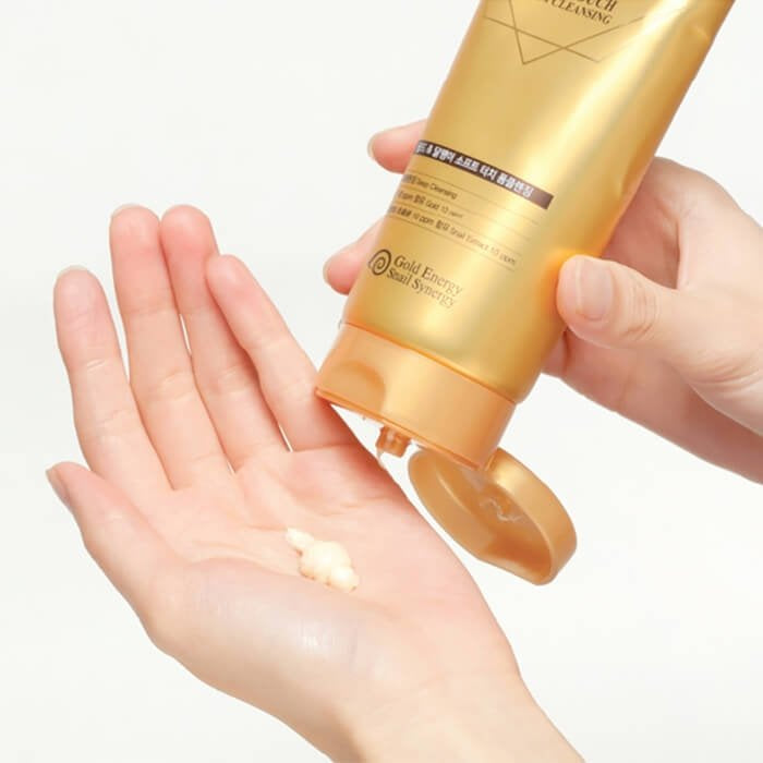 LAMELIN Gold Snail Cleanser Foam غسول بهلام الحلزون من لاملين