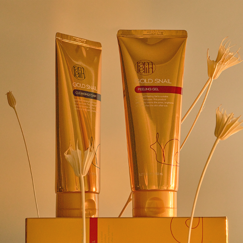 LAMELIN Gold Snail Peeling Gel جل مقشر بهلام الحلزون والذهب