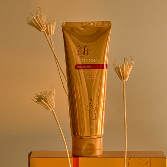 LAMELIN Gold Snail Peeling Gel جل مقشر بهلام الحلزون والذهب