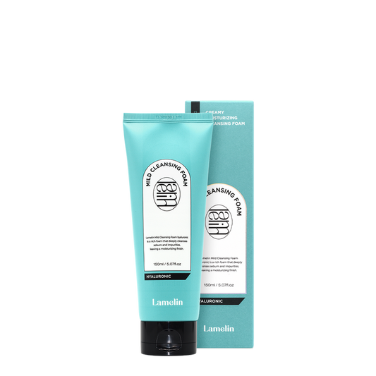 LAMELIN Mild Cleansing Foam Hyaluronic غسول منظف للبشرة بالهيالرونيك اسد
