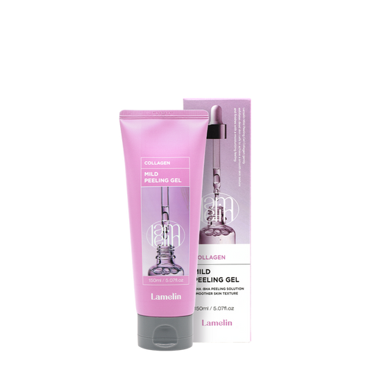 LAMELIN Mild Peeling Gel AHA BHA Peeling Solution Smoother Skin Texture Collagen