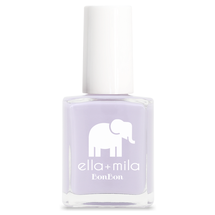 Lavender Drop pastel lavender nail polish bottle – ella+mila BonBon