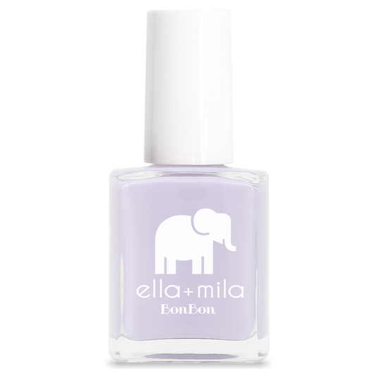 Lavender Drop pastel lavender nail polish bottle – ella+mila BonBon
