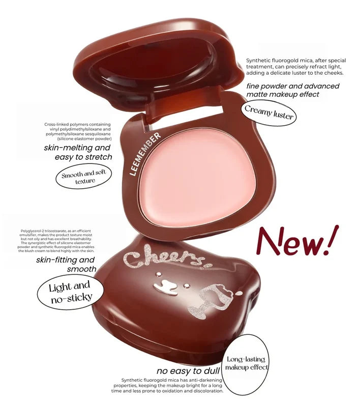 LEEMEMBER Sakura Berry Collection Multi-use Makeup Cream for Blusher & Lipstick T5559