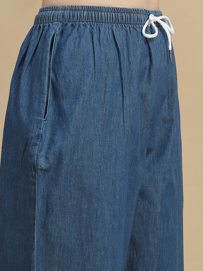 Pure cotton denim wash co ord set for women online