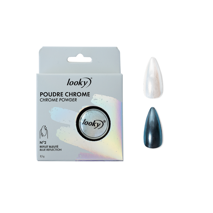 Looky Poudre Chrome #2 Reflet Bleuté