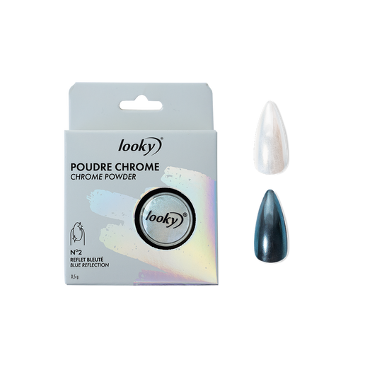Looky Poudre Chrome #2 Reflet Bleuté