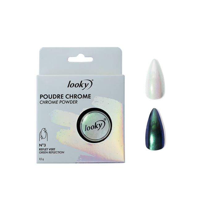 Looky Poudre Chrome #3 Reflet Vert
