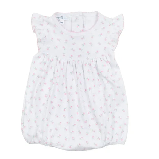 Magnolia Baby Juliette's Classics Printed Flutters Bubble-Pink